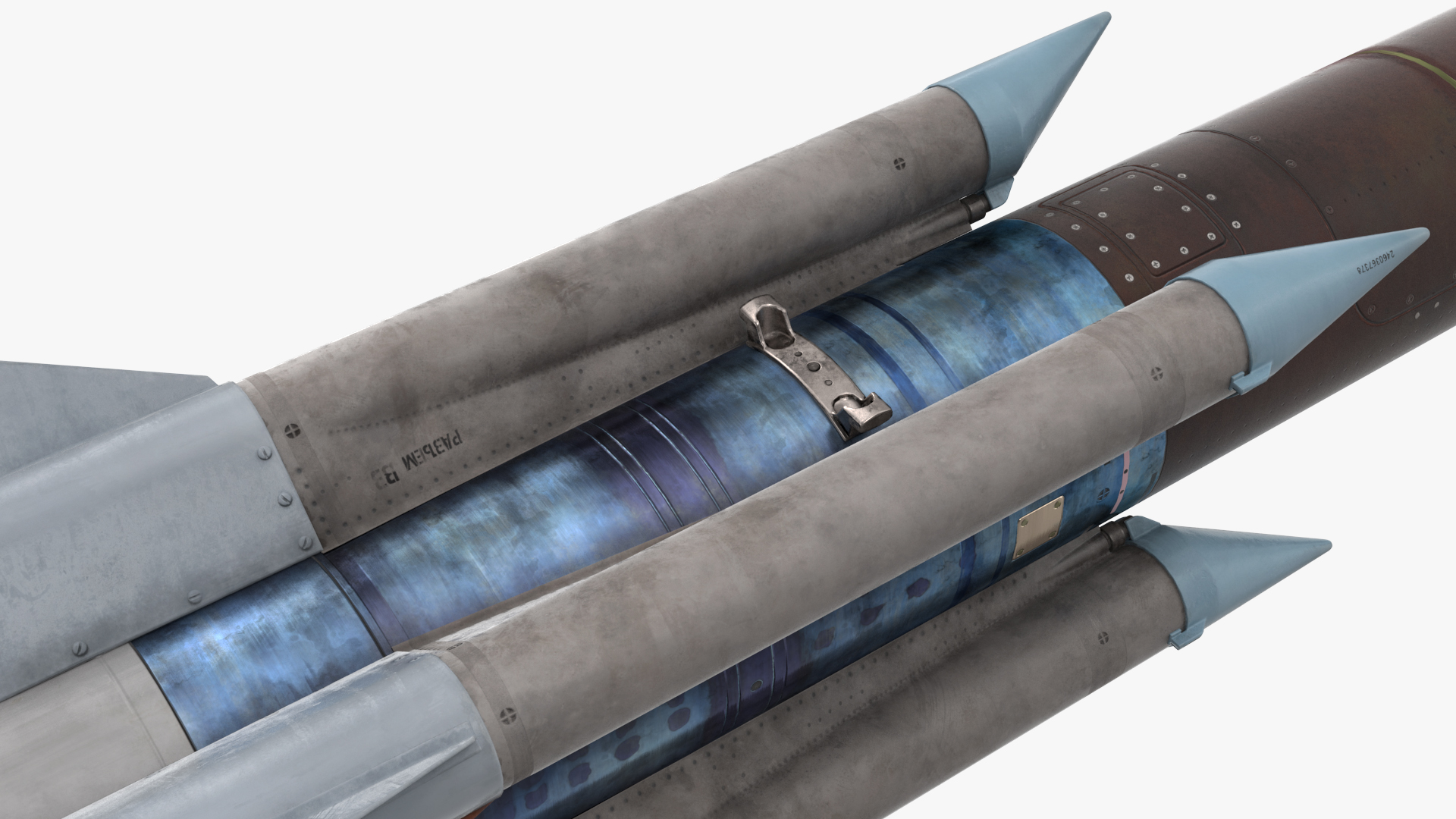 3D model X-31PM Supersonic Missile