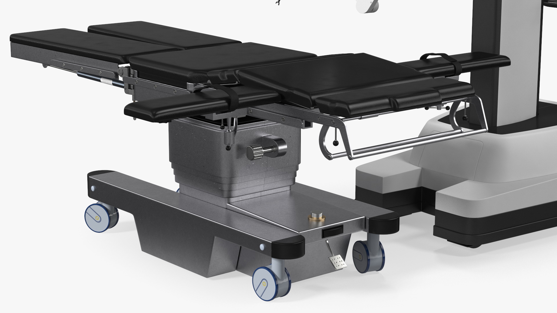 3D Surgical Robotic System da Vinci SI Rigged with Operating Table model