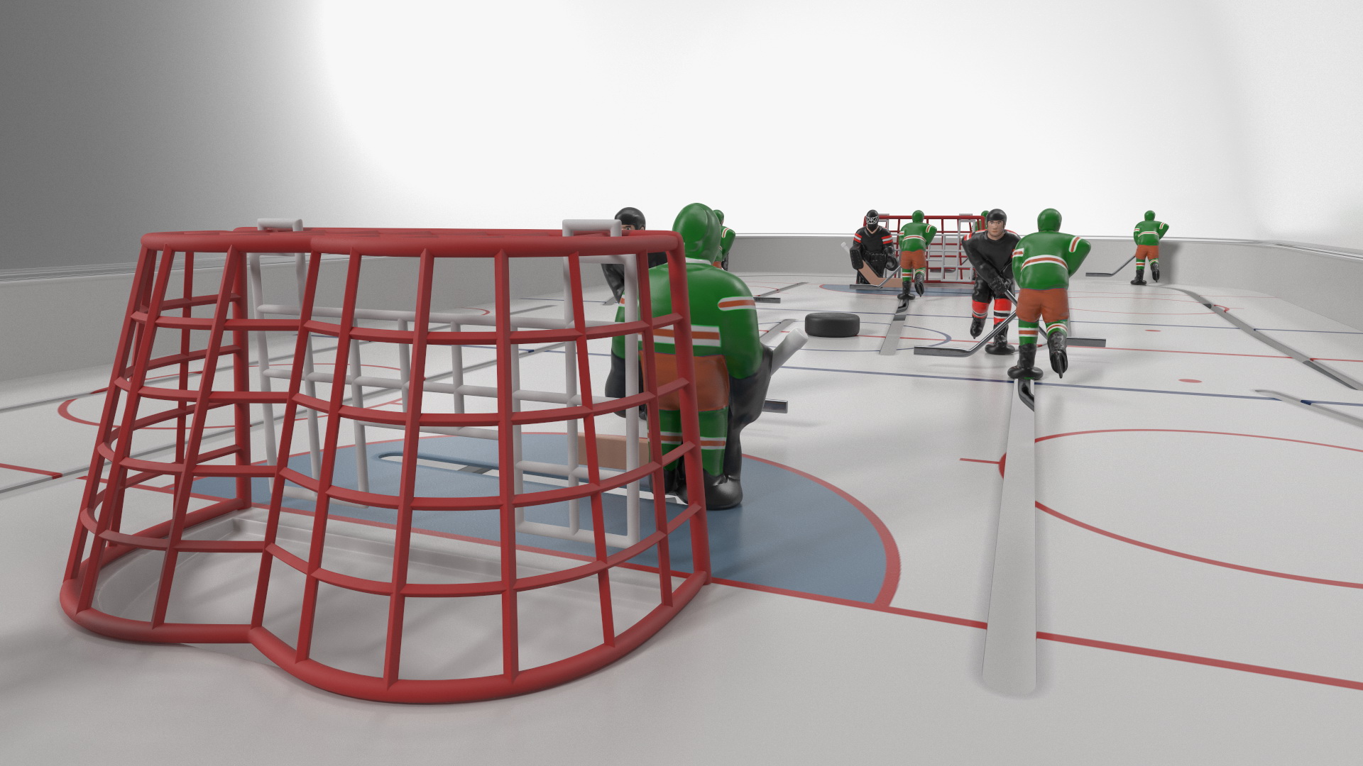 Table Hockey with Dome 3D