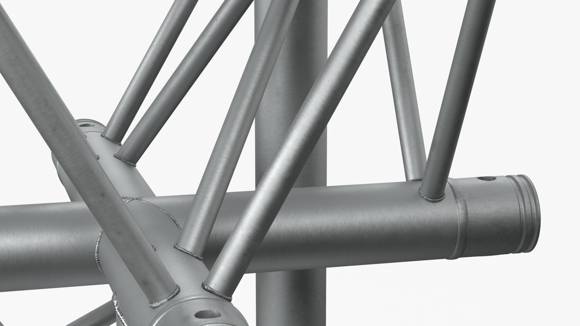 3D model Industrial Truss Modular Triangular