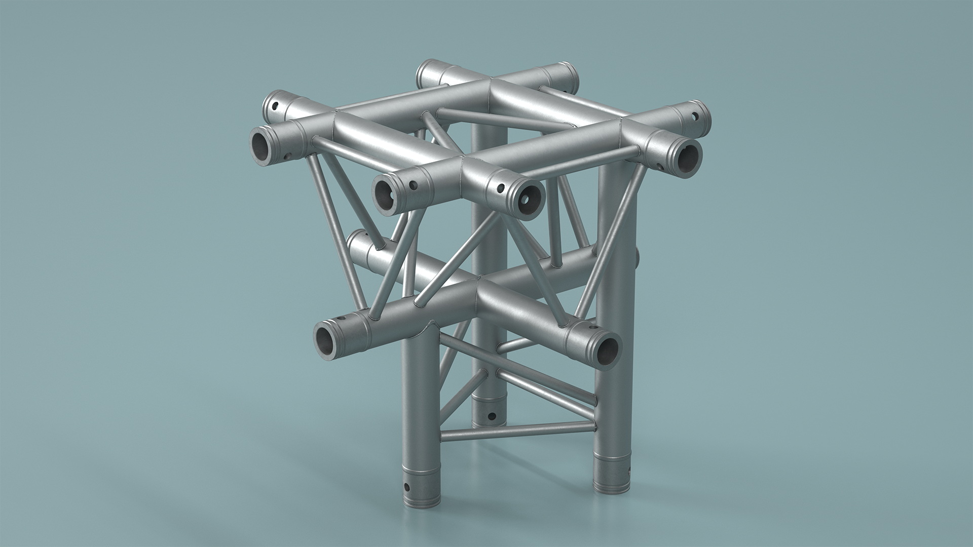 3D model Industrial Truss Modular Triangular