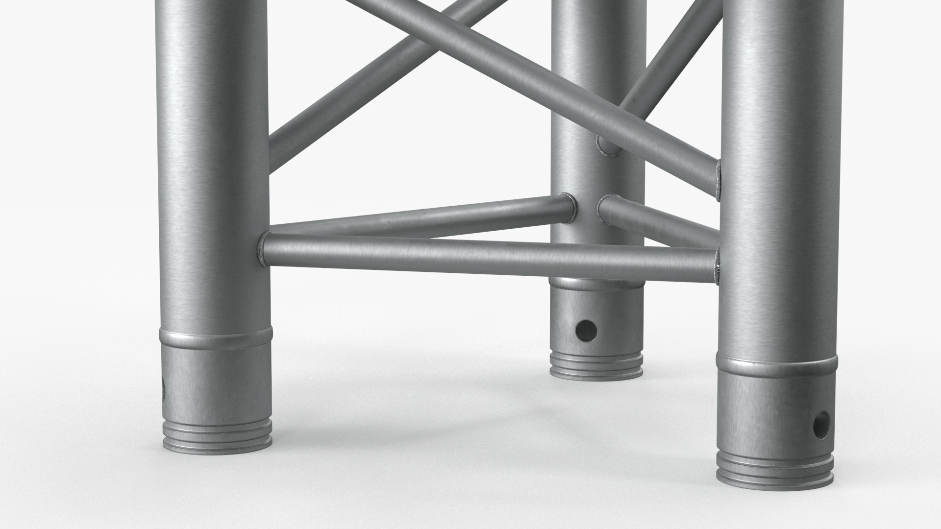 3D model Industrial Truss Modular Triangular