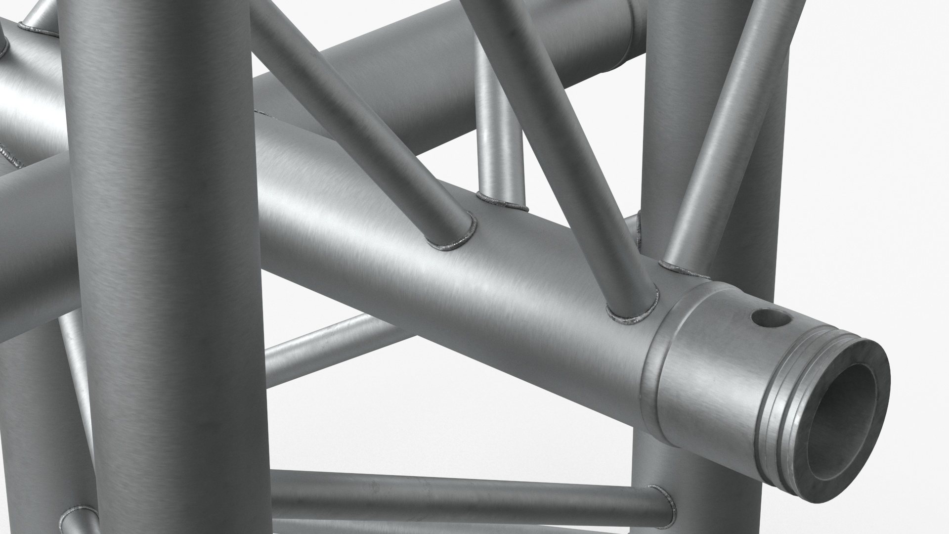 3D model Industrial Truss Modular Triangular