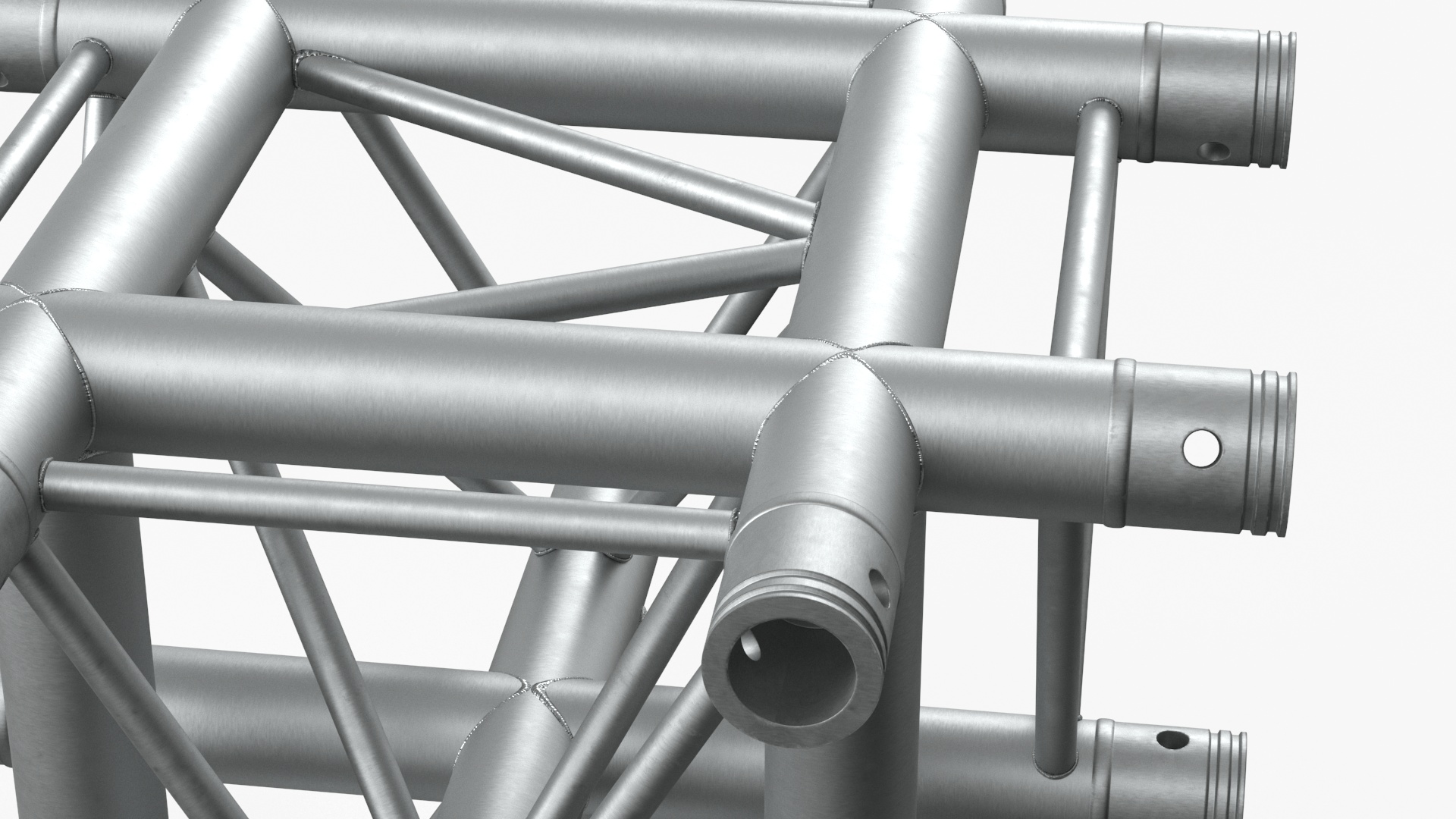 3D model Industrial Truss Modular Triangular