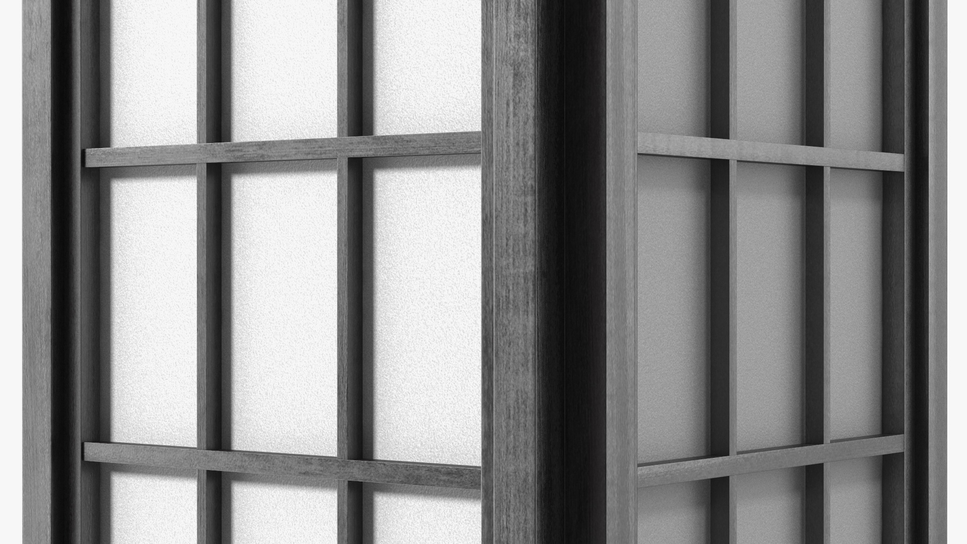 3D model Rice Paper Shoji Floor Lantern