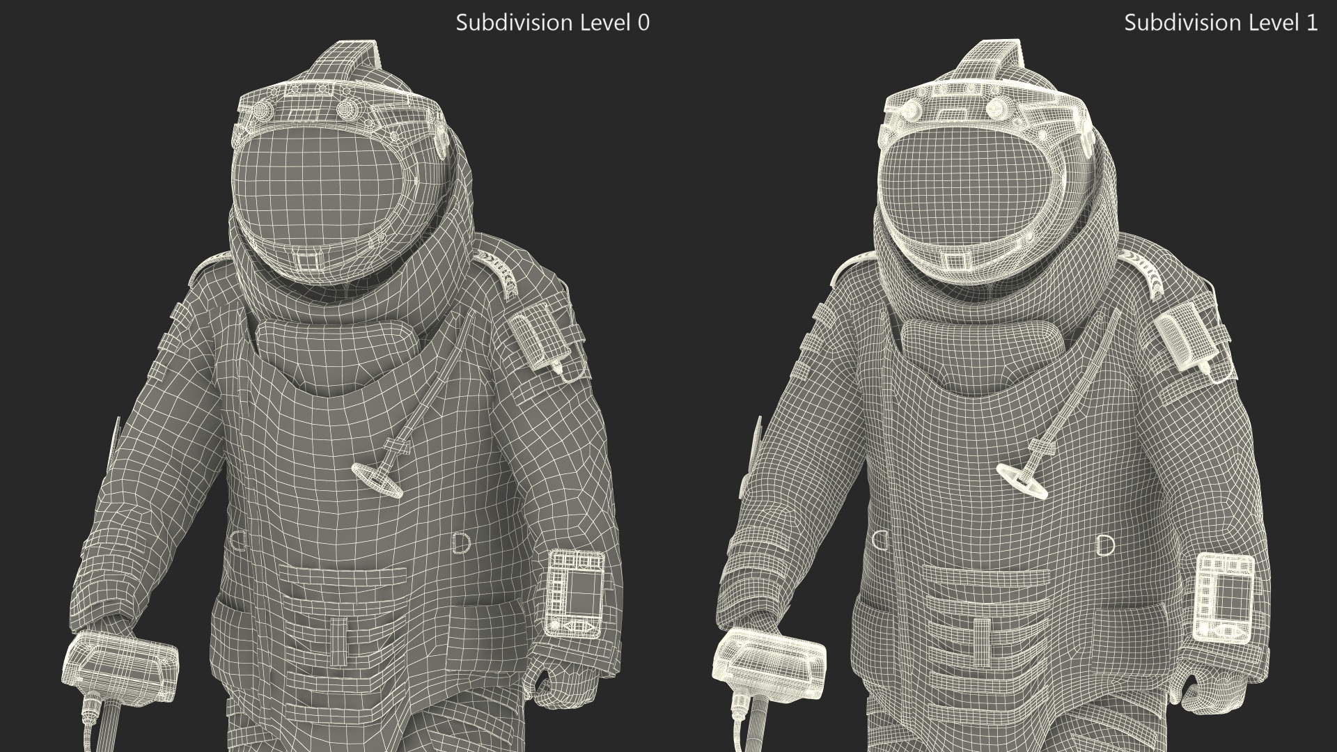 3D EOD 10 Bomb Suit Metal Detector