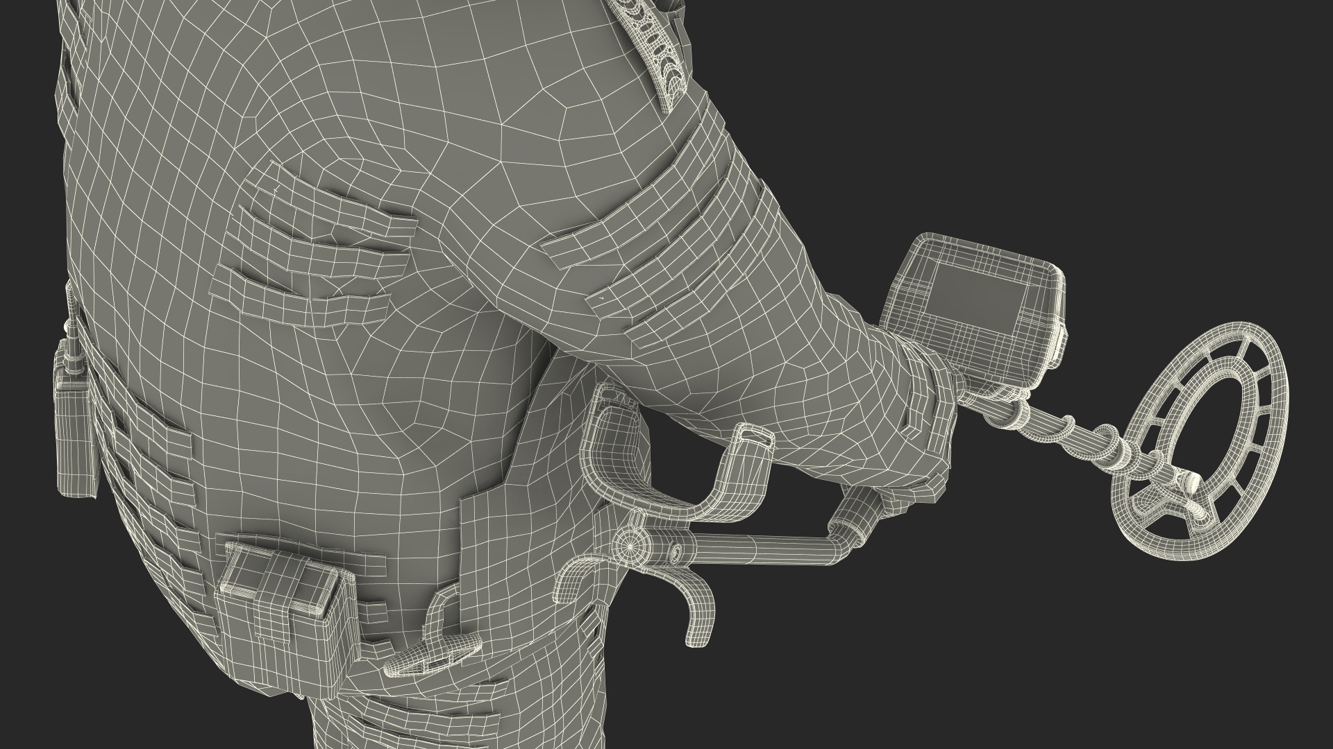 3D EOD 10 Bomb Suit Metal Detector