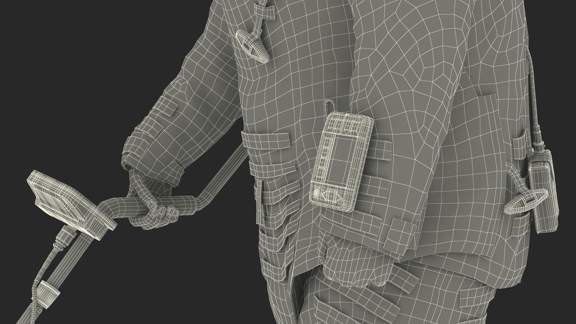 3D EOD 10 Bomb Suit Metal Detector