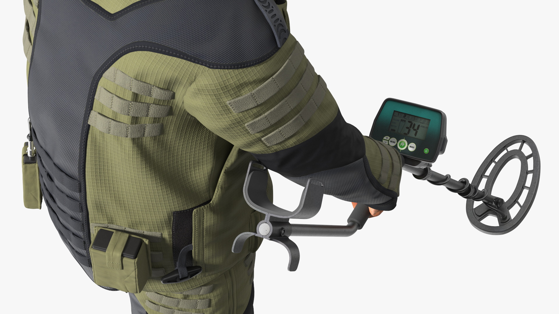 3D EOD 10 Bomb Suit Metal Detector