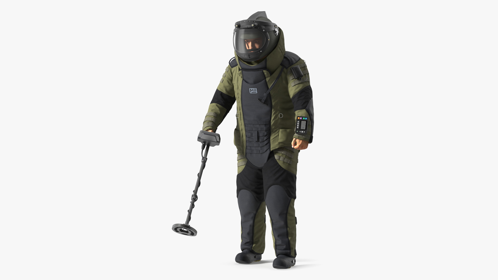 3D EOD 10 Bomb Suit Metal Detector