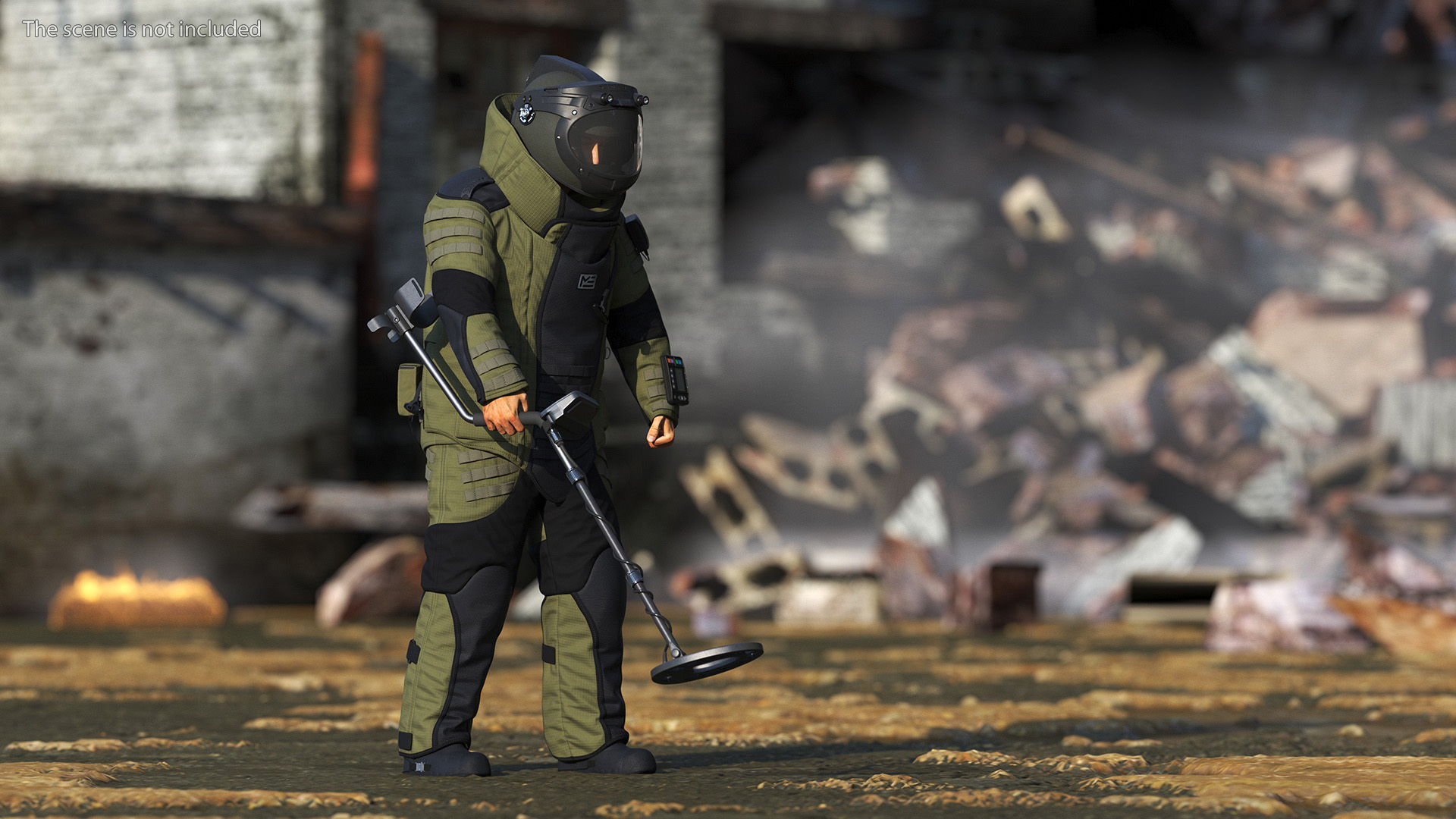 3D EOD 10 Bomb Suit Metal Detector