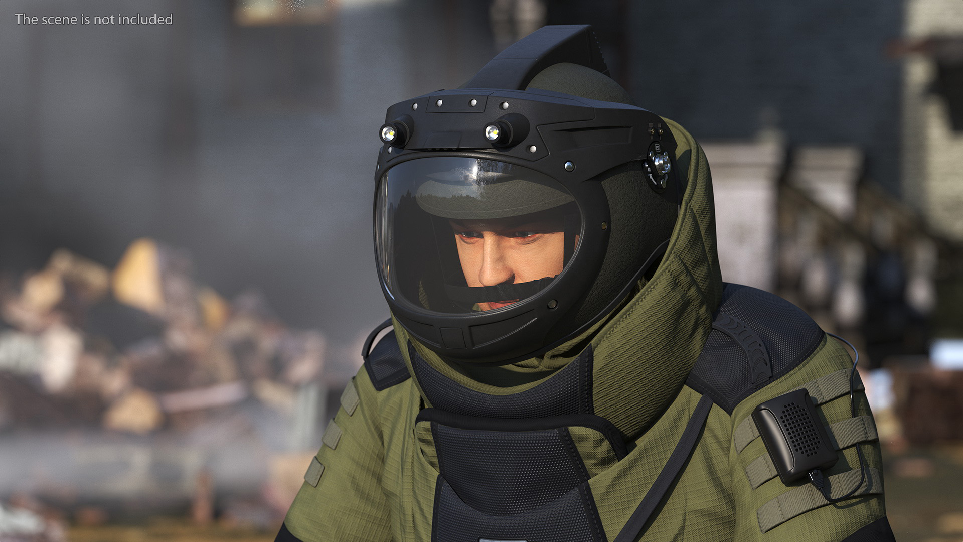 3D EOD 10 Bomb Suit Metal Detector