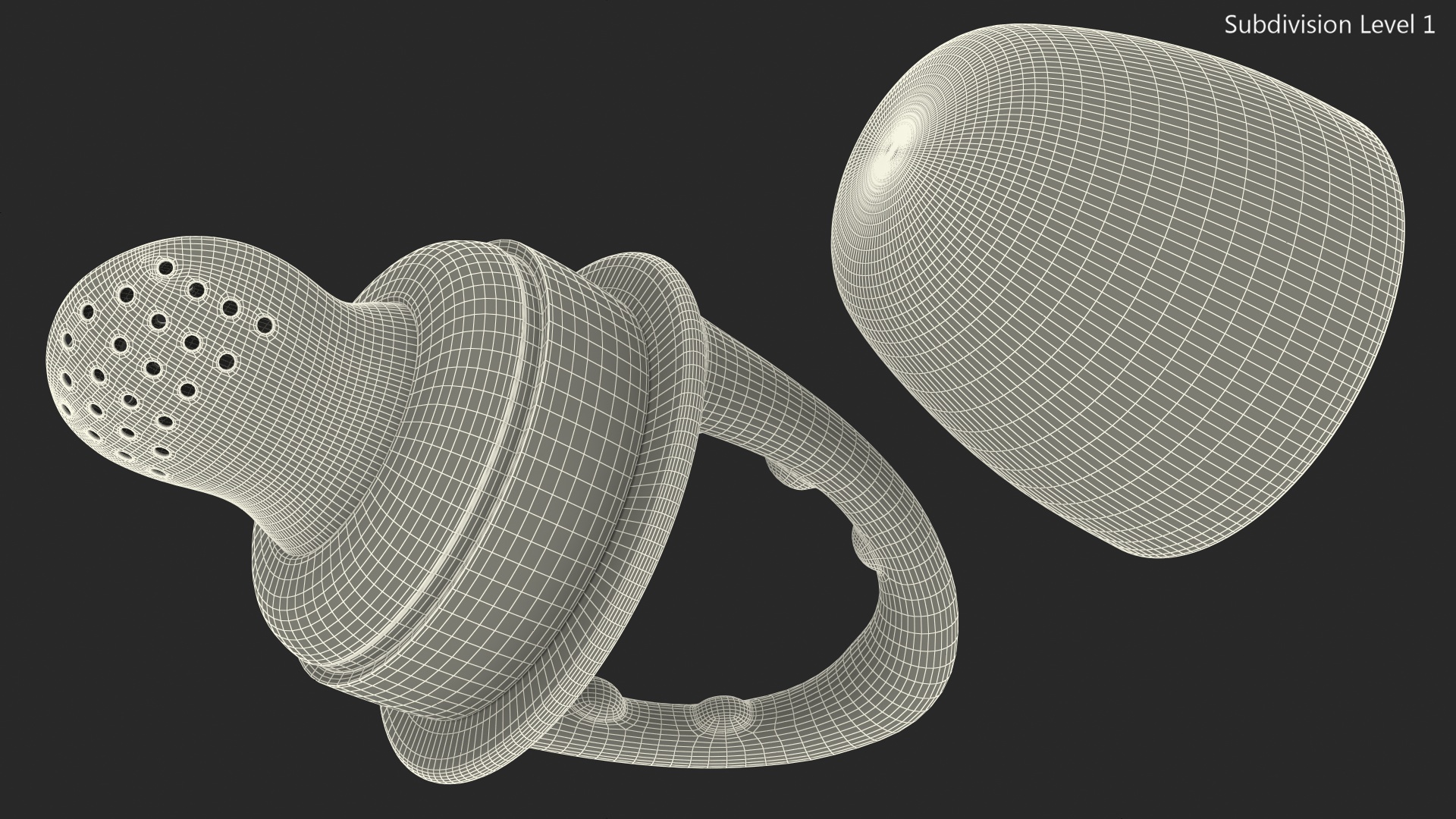 3D model Silicone Nibler Dr.Browns Gray