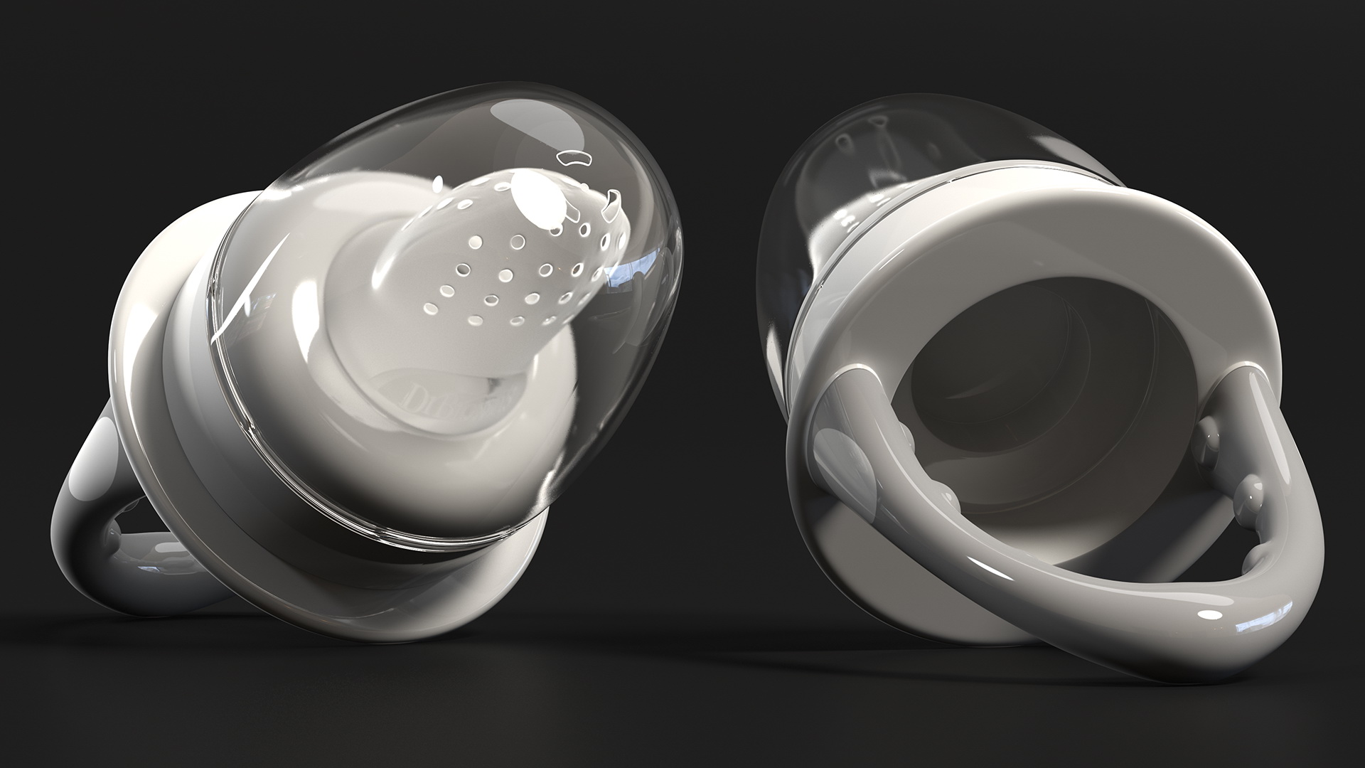 3D model Silicone Nibler Dr.Browns Gray
