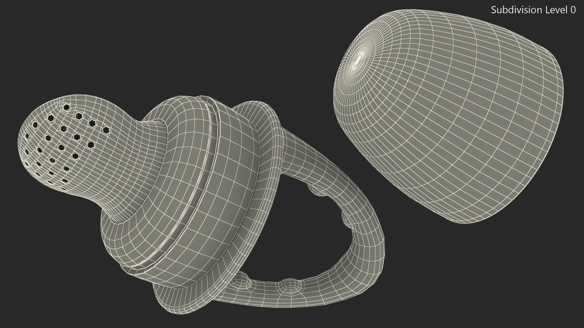 3D model Silicone Nibler Dr.Browns Gray