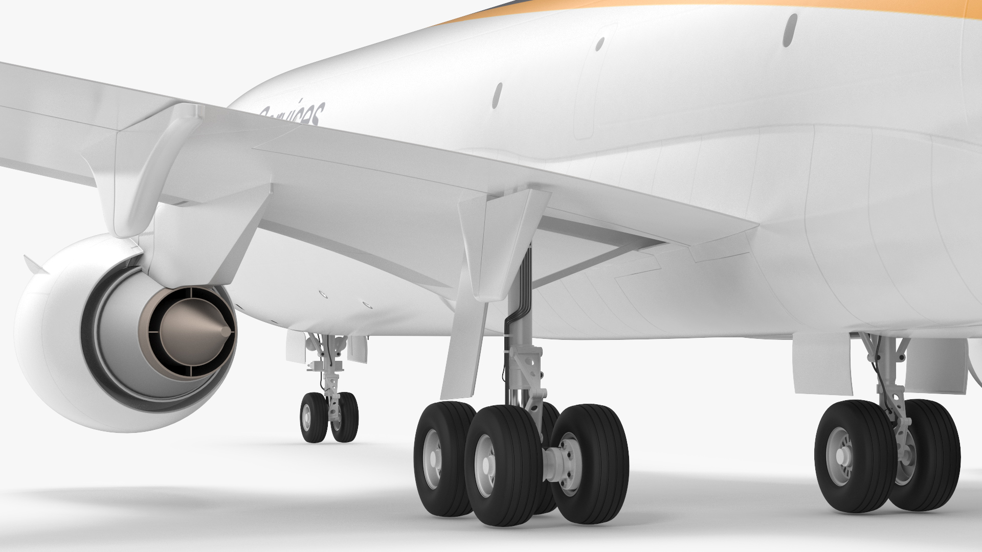 3D McDonnell Douglas MD11 Tri Jet Airliner UPS model