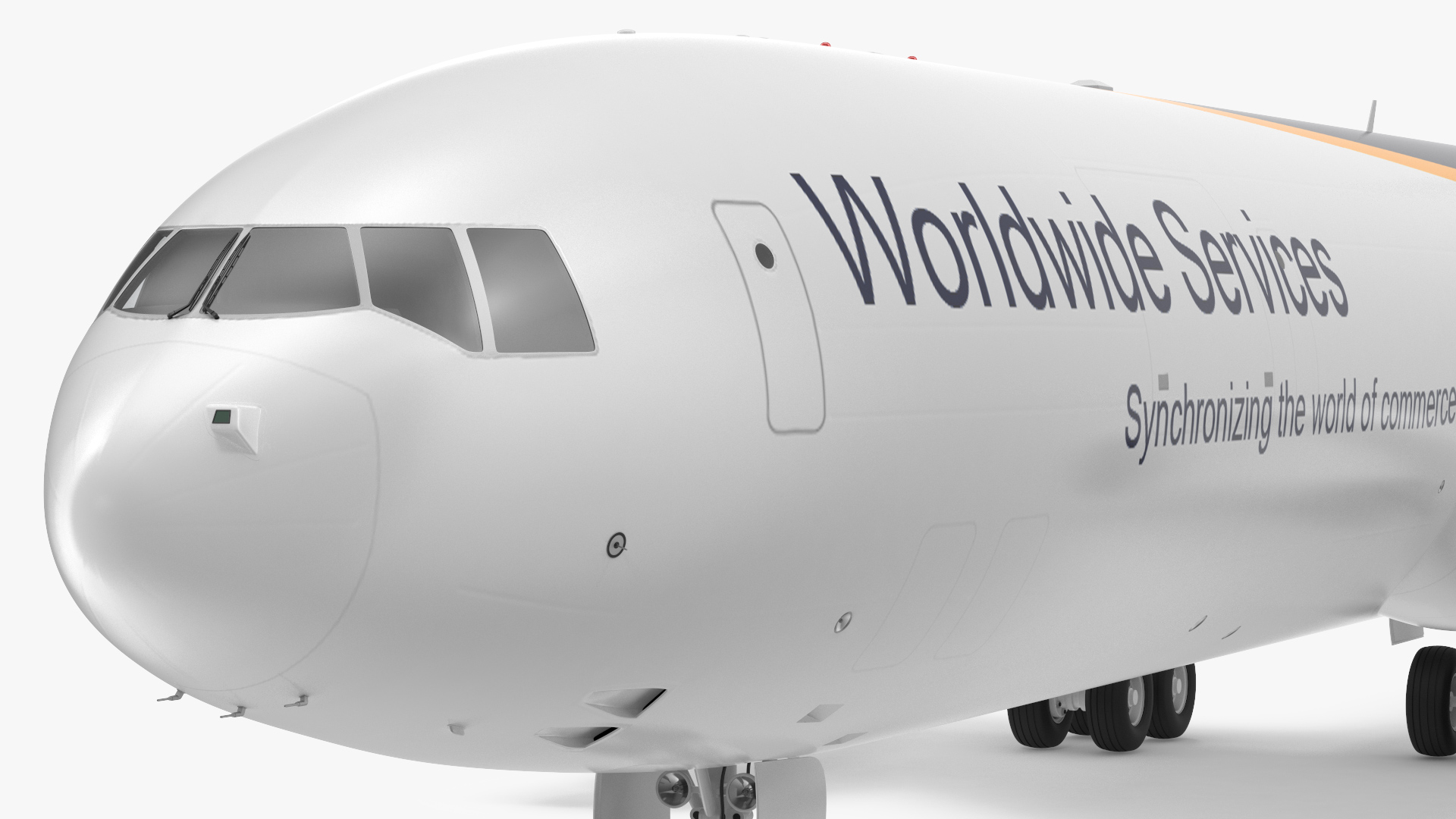 3D McDonnell Douglas MD11 Tri Jet Airliner UPS model