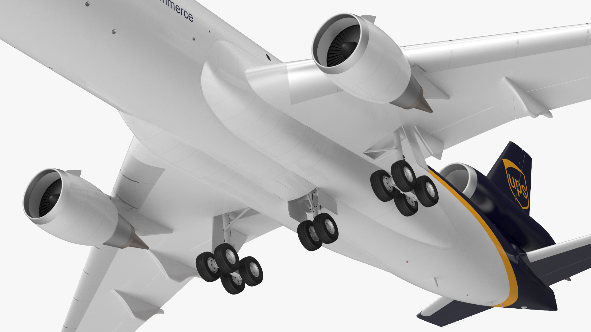 3D McDonnell Douglas MD11 Tri Jet Airliner UPS model