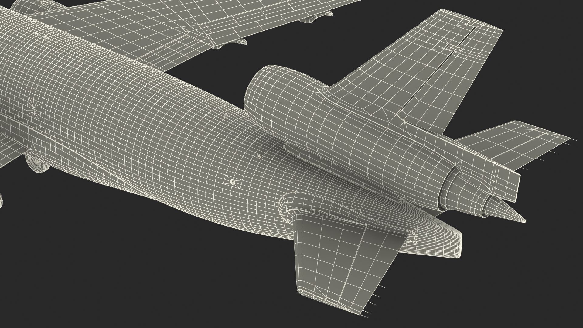 3D McDonnell Douglas MD11 Tri Jet Airliner UPS model