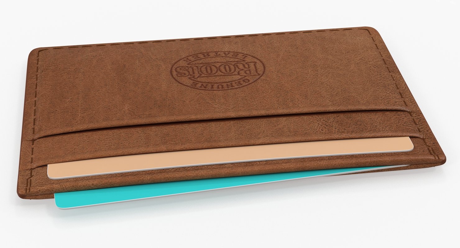 3D Leather Business Card Holder model