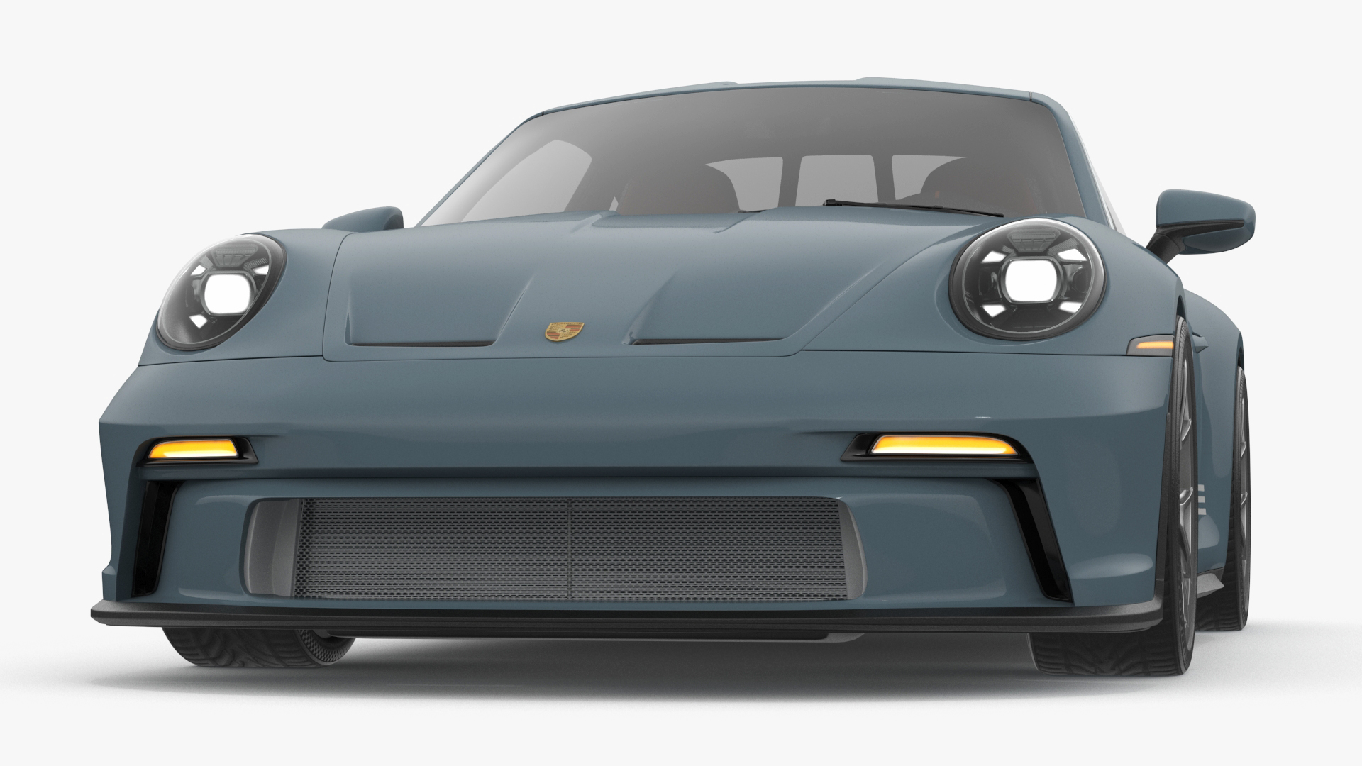 3D Sport Car Porsche 911 2024 Blue