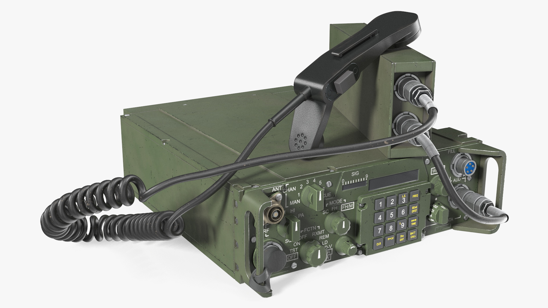 3D model Military Radio Green