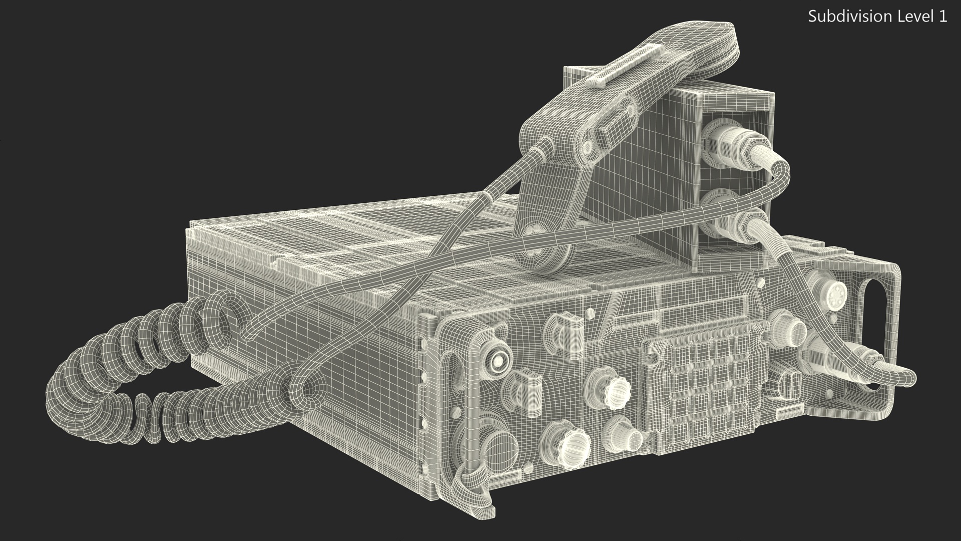 3D model Military Radio Green