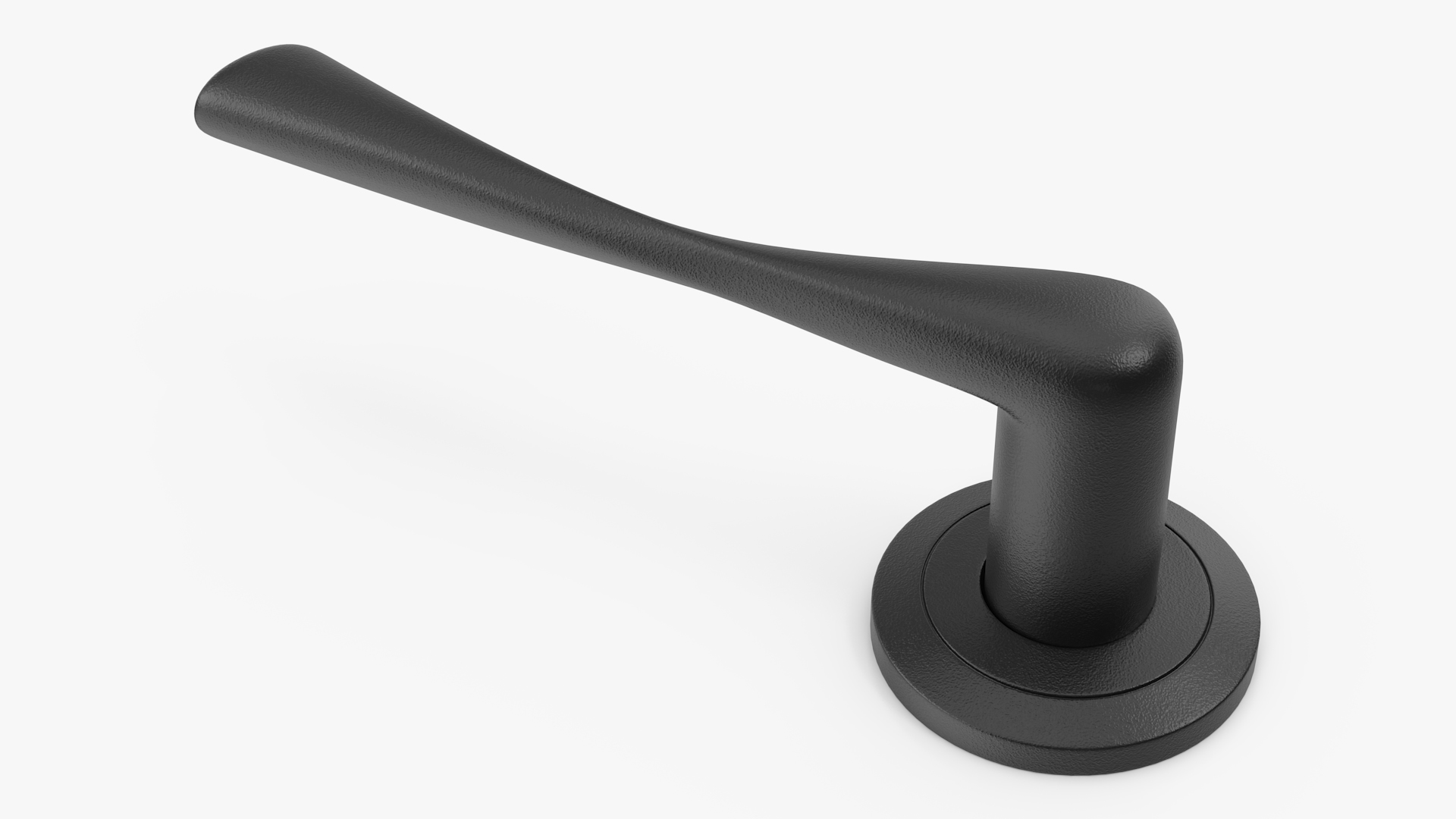 Black Door Handles Separate 3D