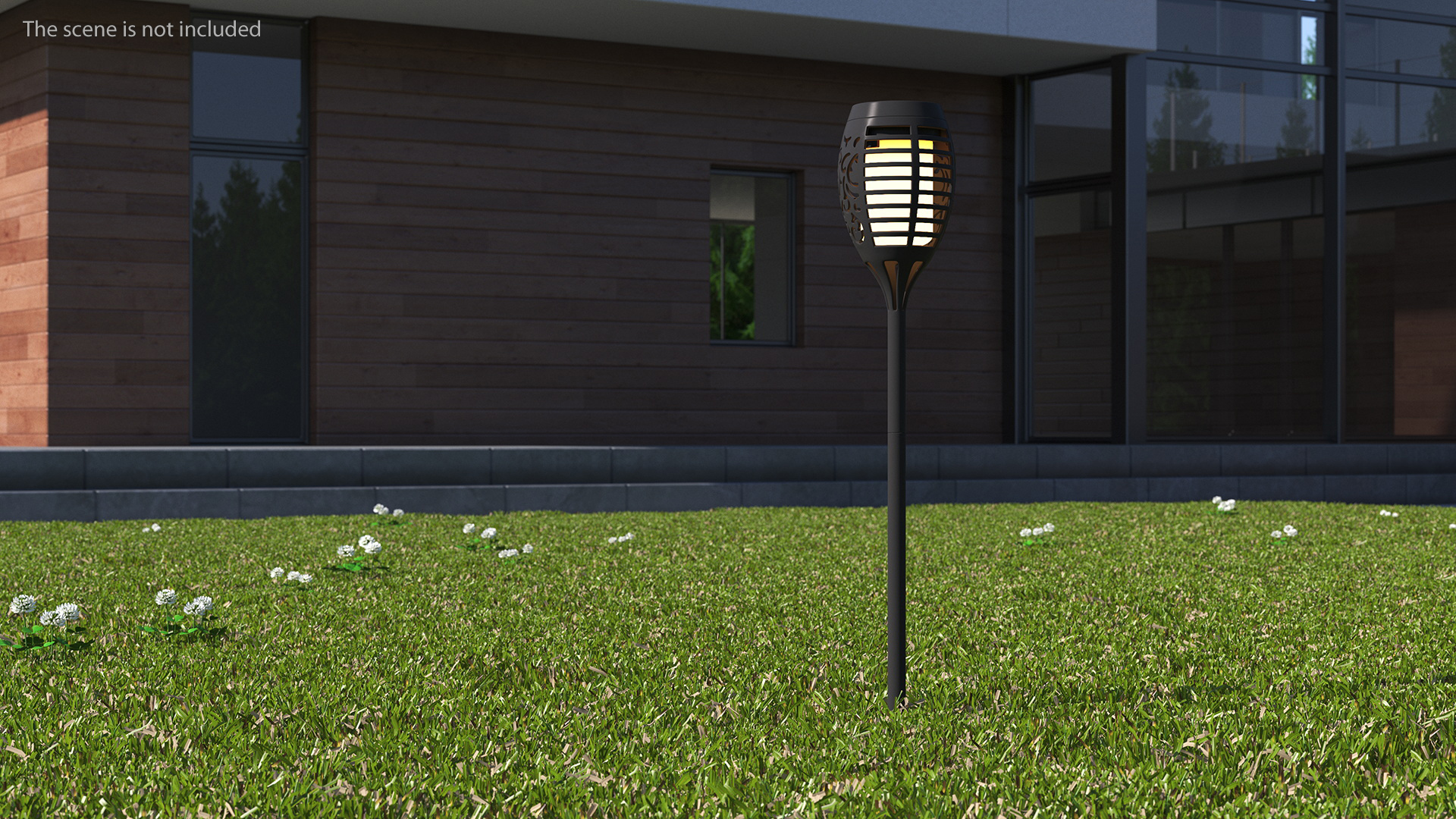 Solar Outdoor Garden Torch Light 3D