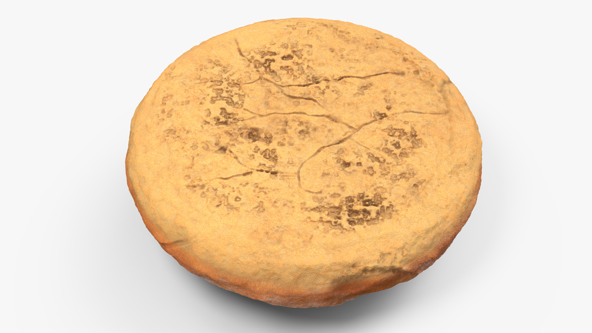 Round Loaf of Bread 3D model