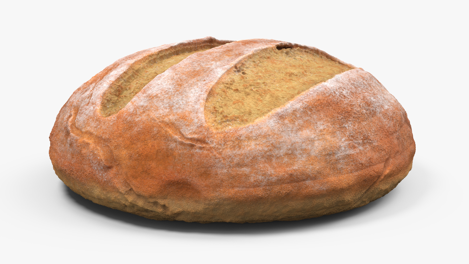 Round Loaf of Bread 3D model
