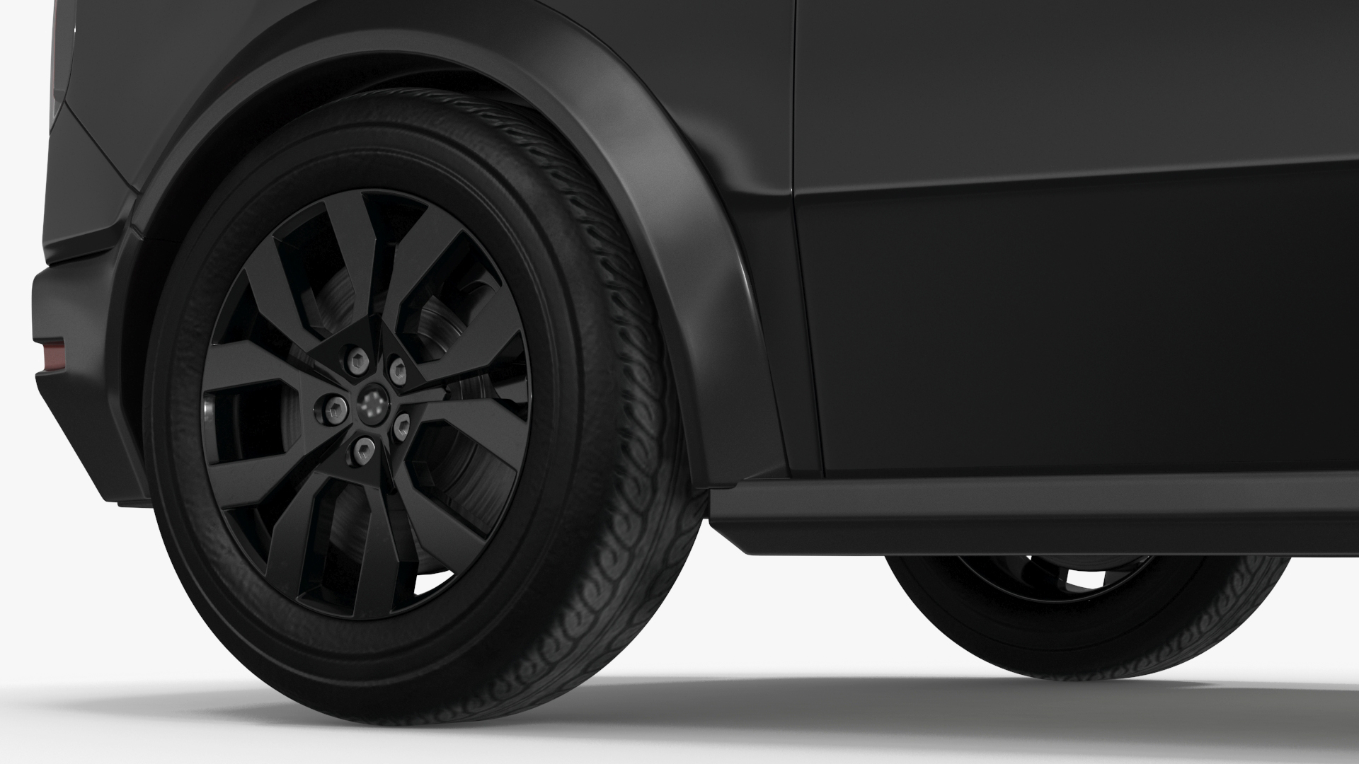 3D model Electric Vehicle Premium Black