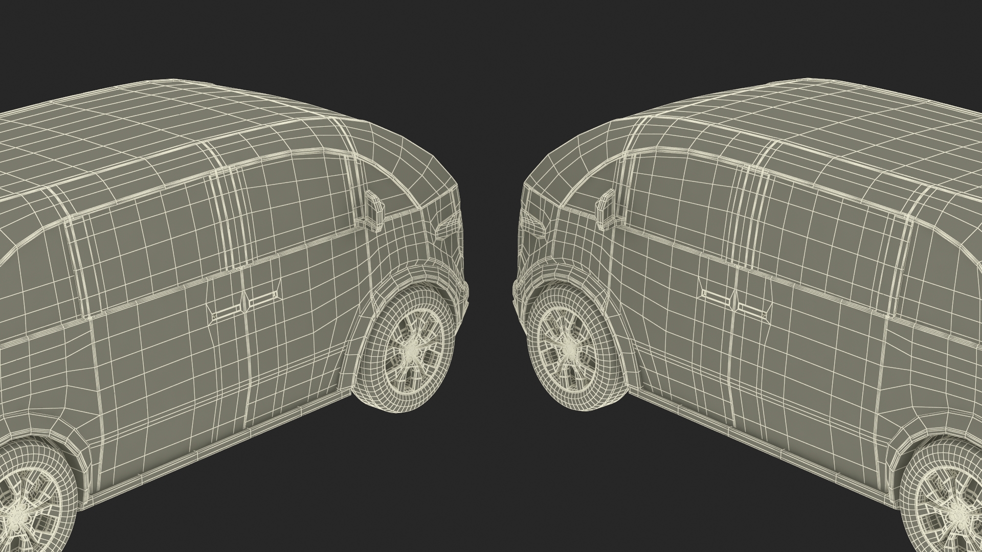 3D model Electric Vehicle Premium Black