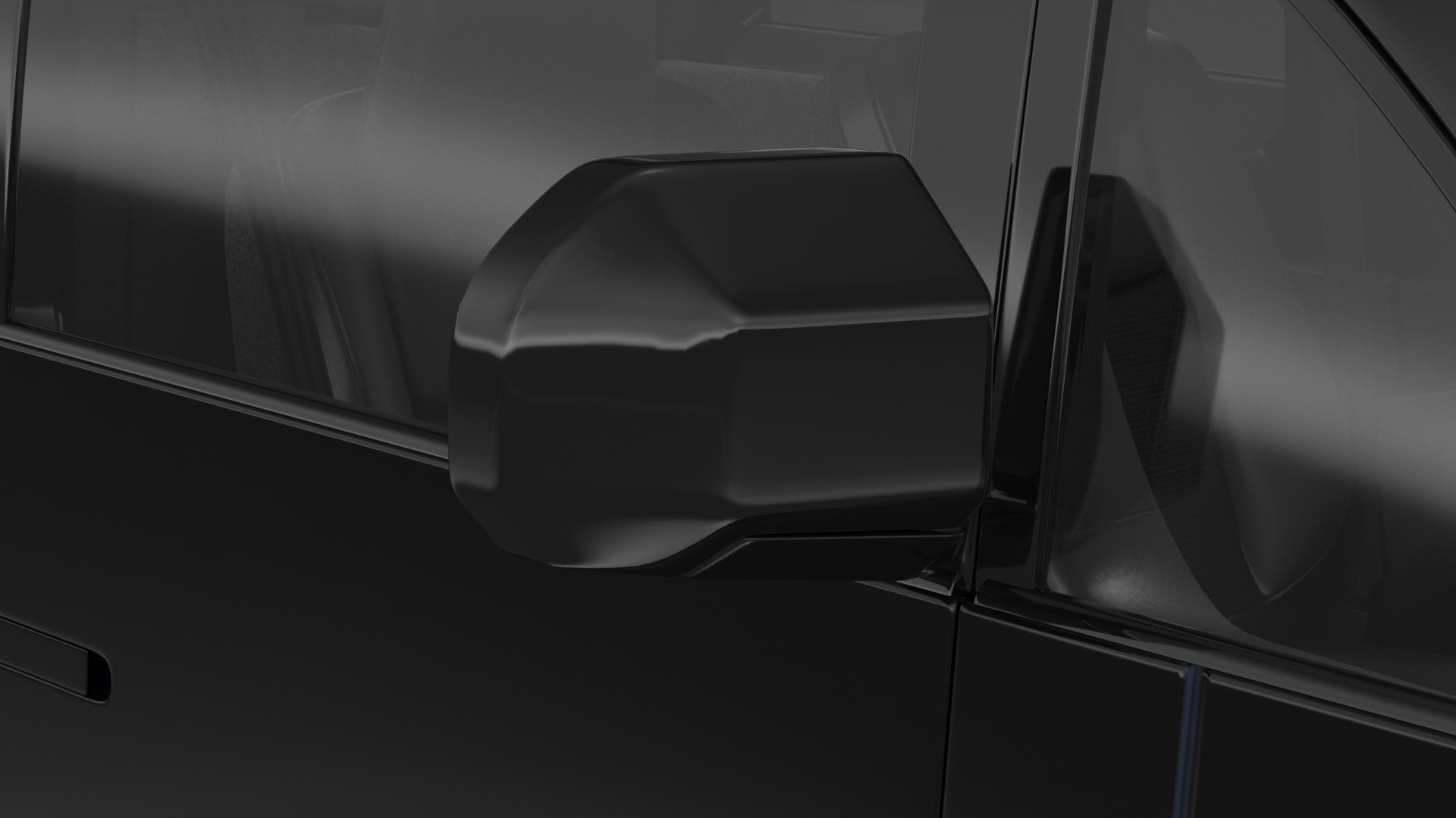 3D model Electric Vehicle Premium Black