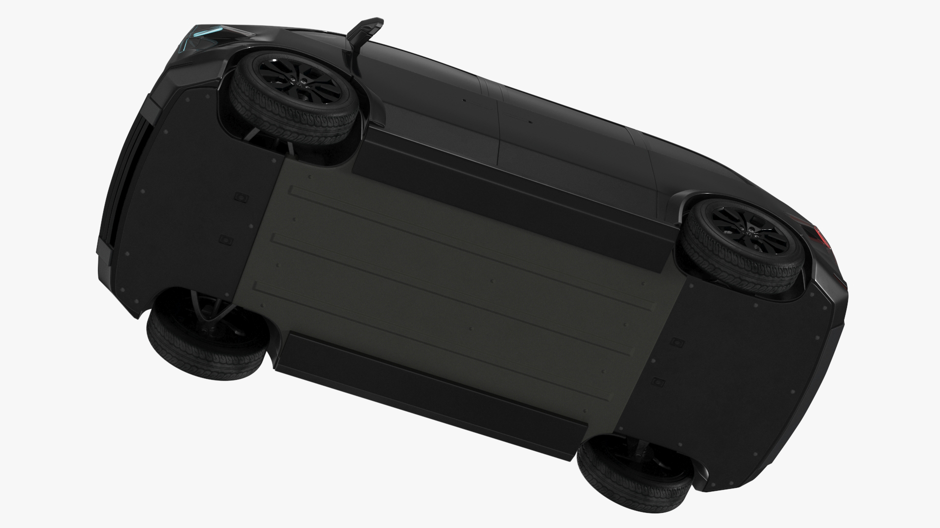 3D model Electric Vehicle Premium Black