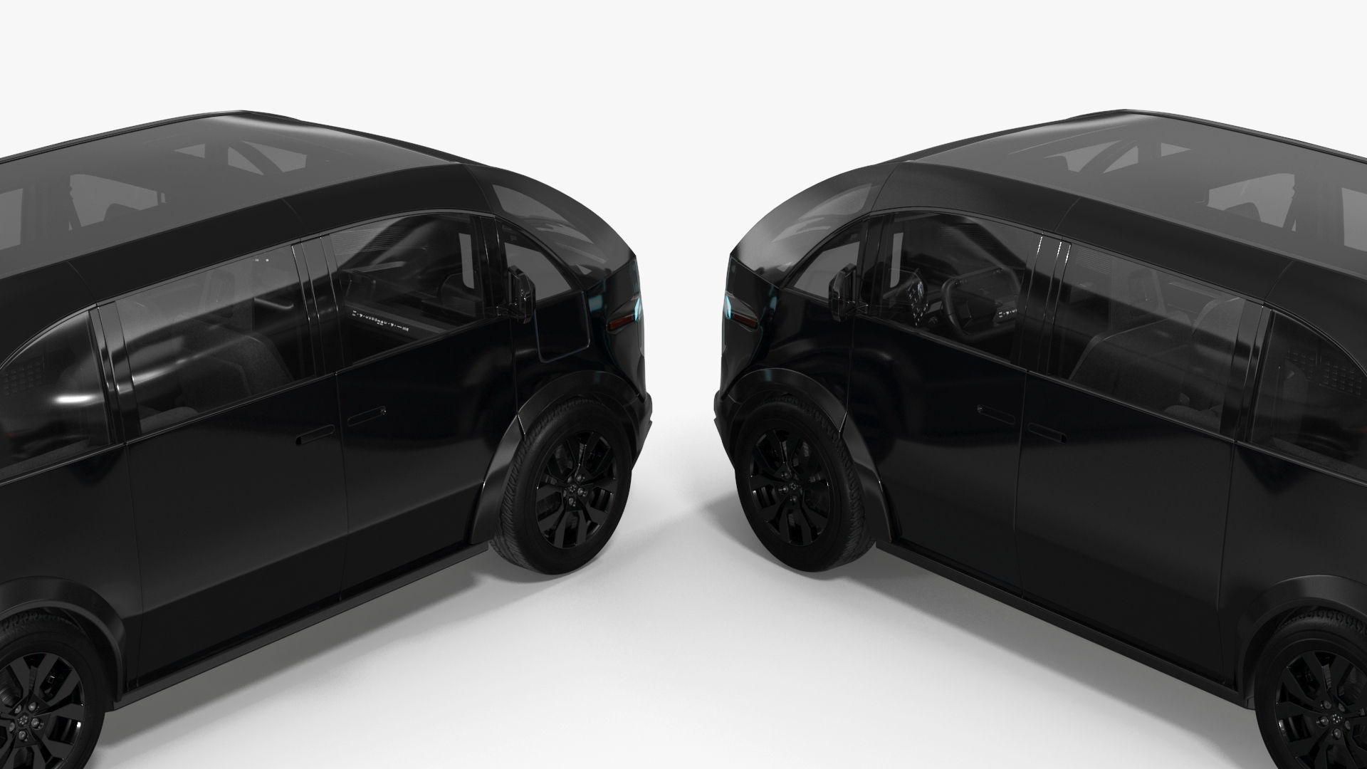 3D model Electric Vehicle Premium Black
