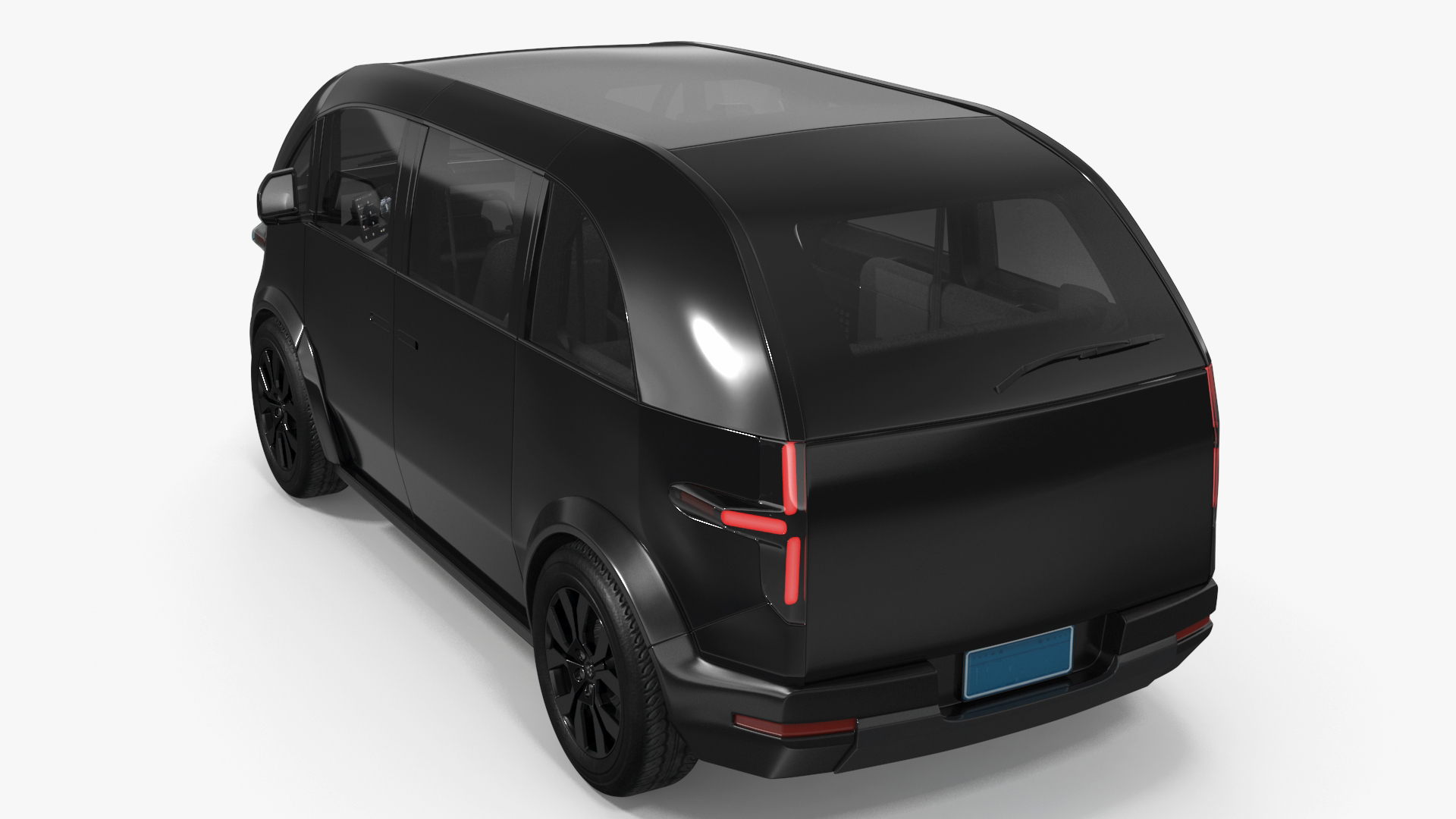 3D model Electric Vehicle Premium Black
