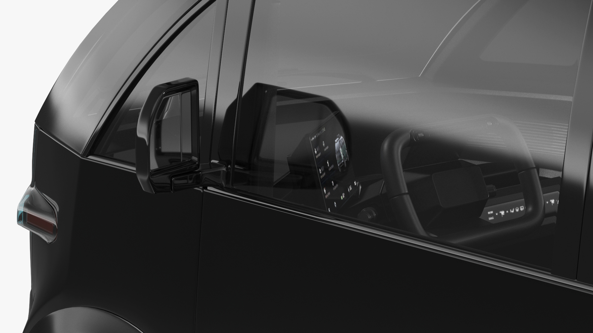 3D model Electric Vehicle Premium Black