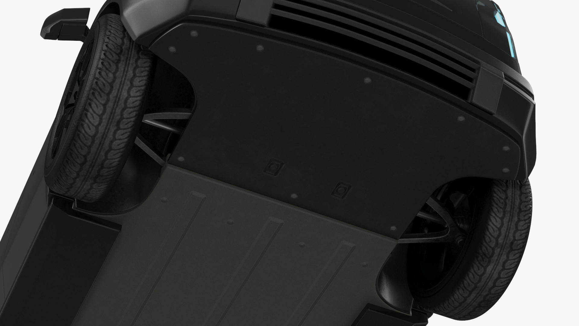 3D model Electric Vehicle Premium Black