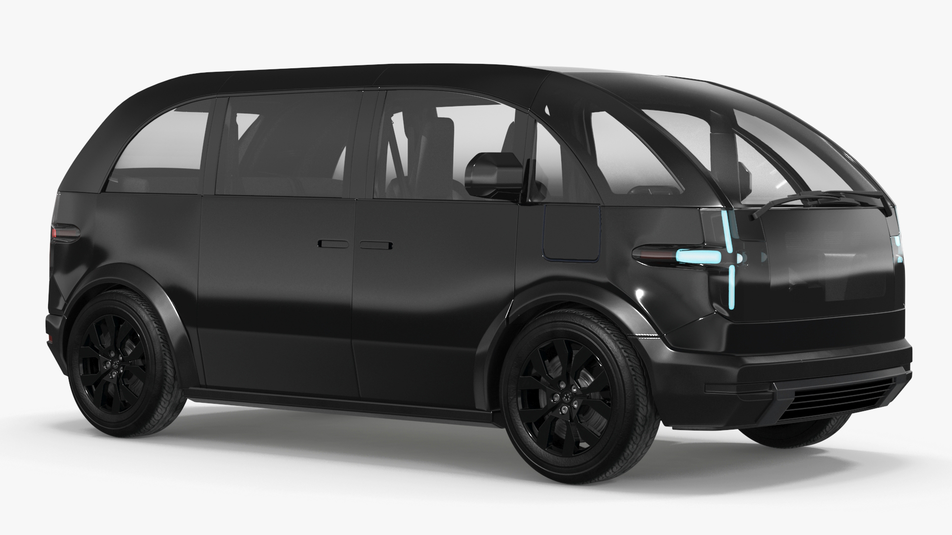 3D model Electric Vehicle Premium Black