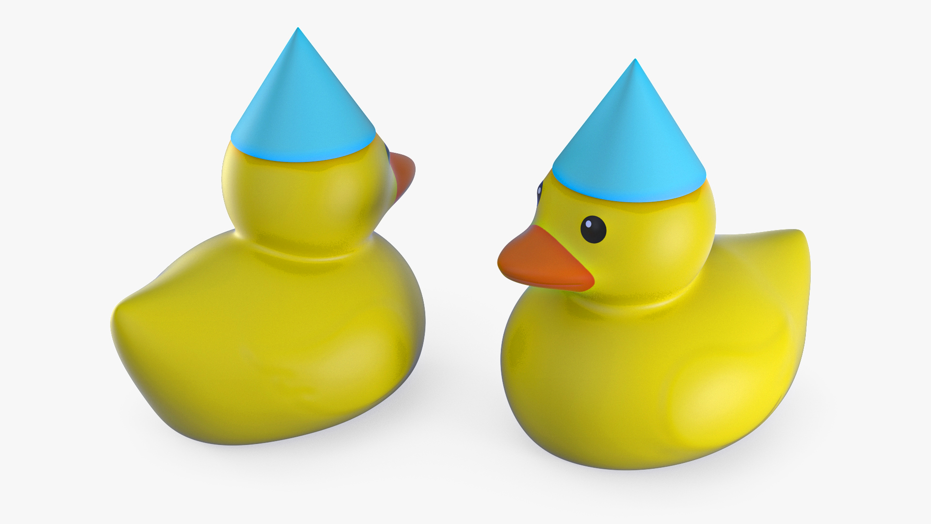 Plastic Cap Blue for Rubber Duck 3D