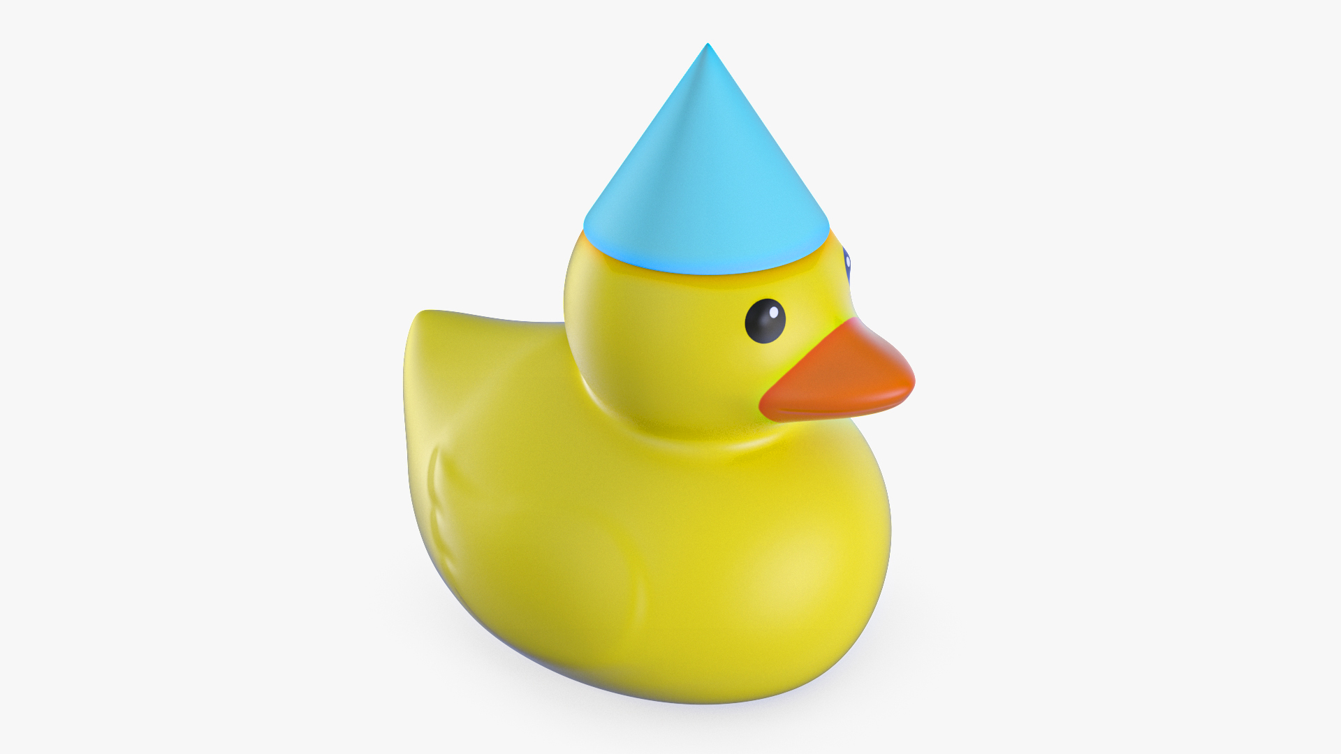 Plastic Cap Blue for Rubber Duck 3D