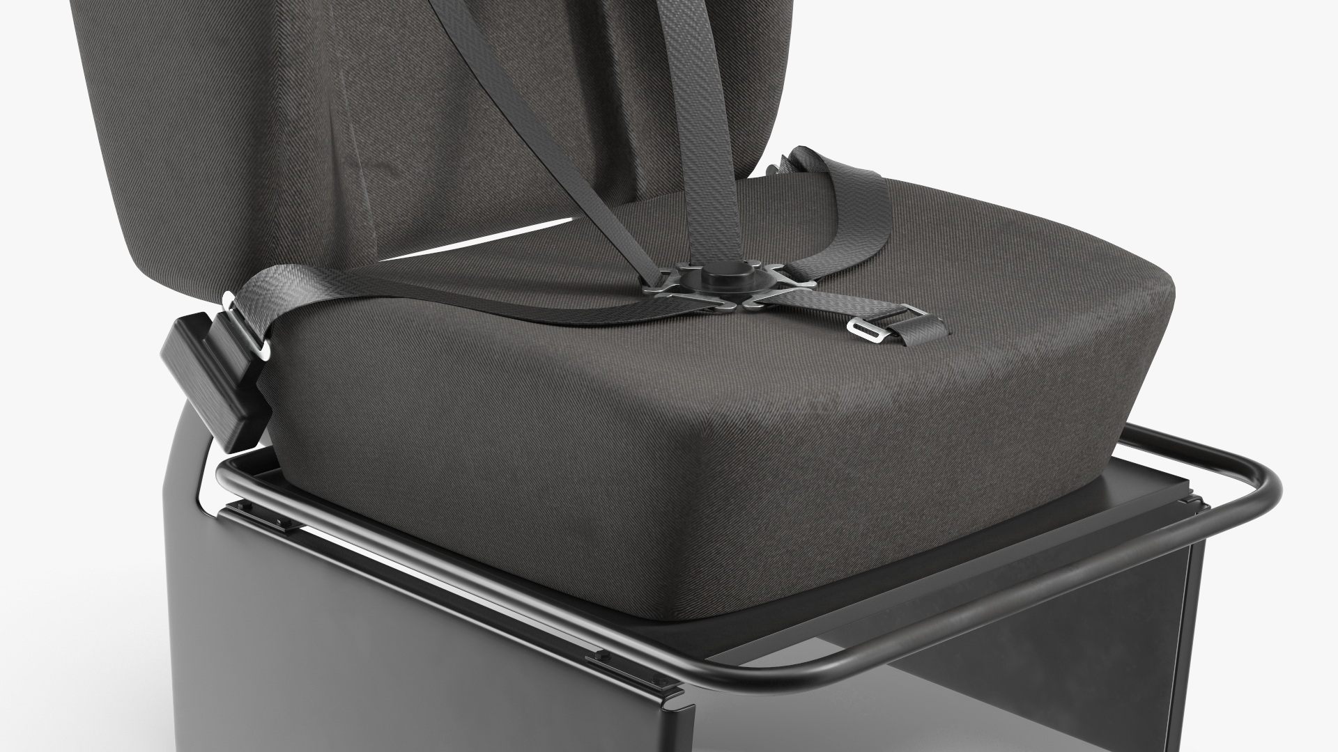 Military Vehicle Seat with Safety Harness - view 6