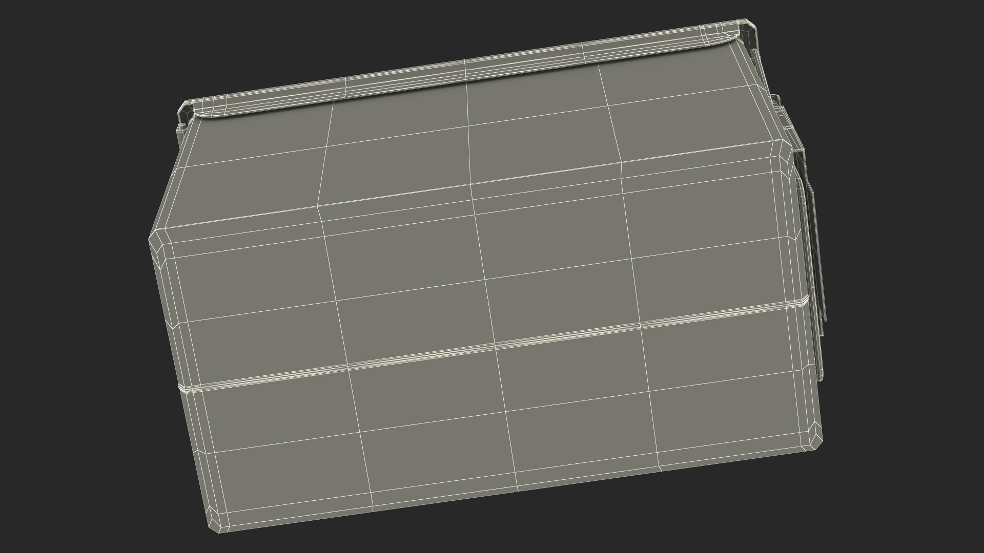 Metal Ammo Case Can 3D model