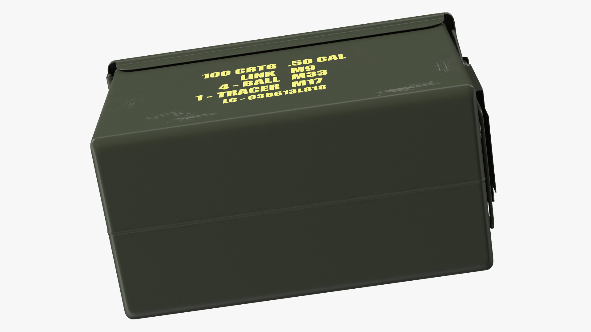 Metal Ammo Case Can 3D model