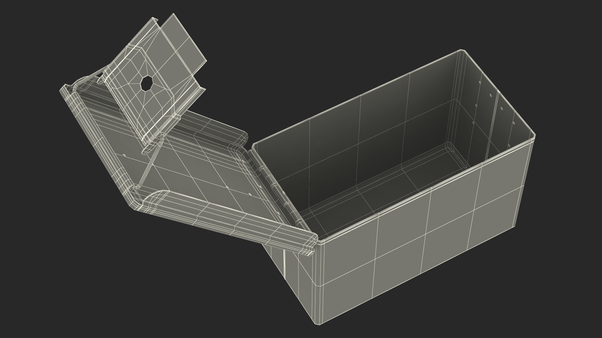 Metal Ammo Case Can 3D model