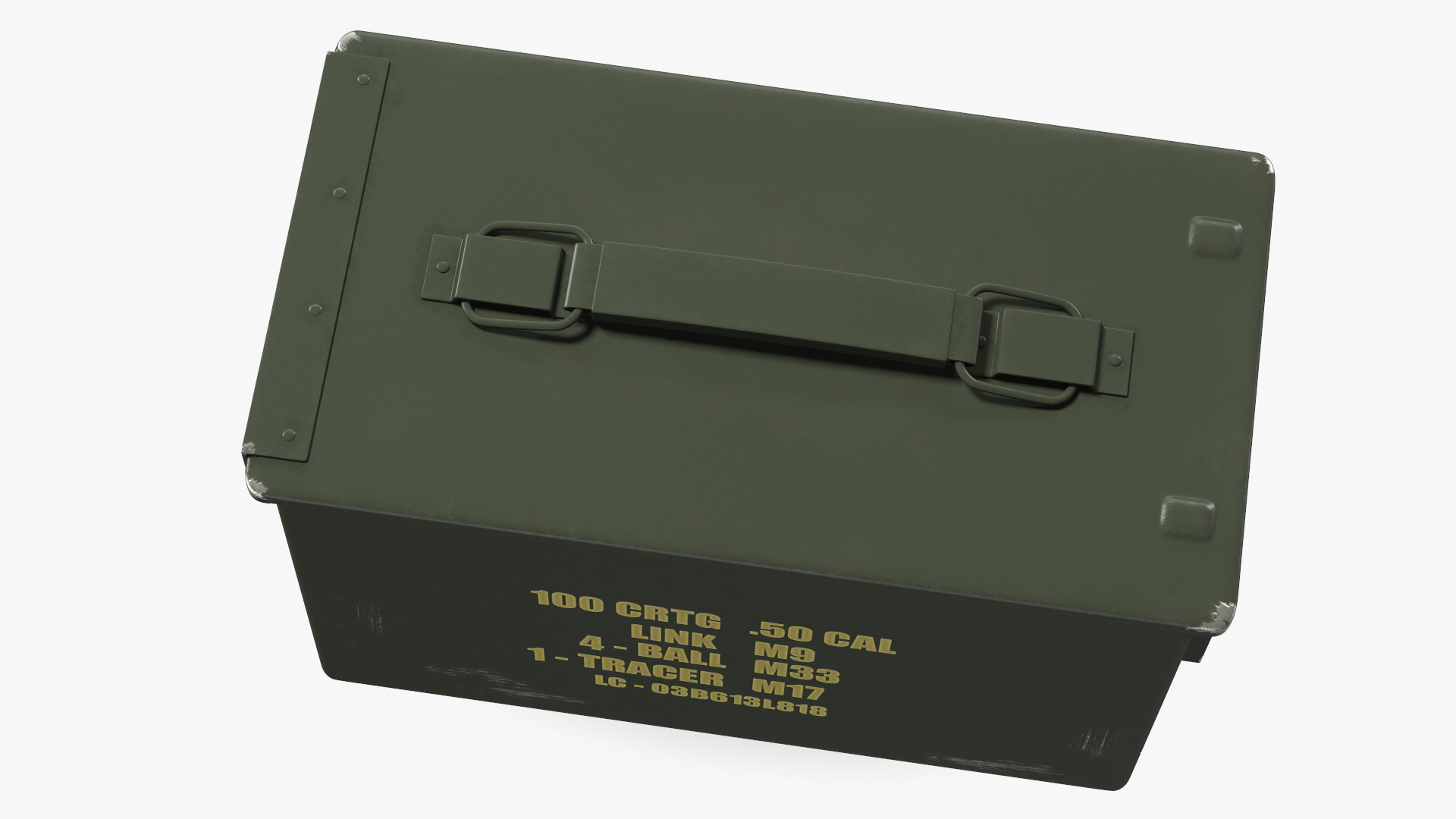 Metal Ammo Case Can 3D model