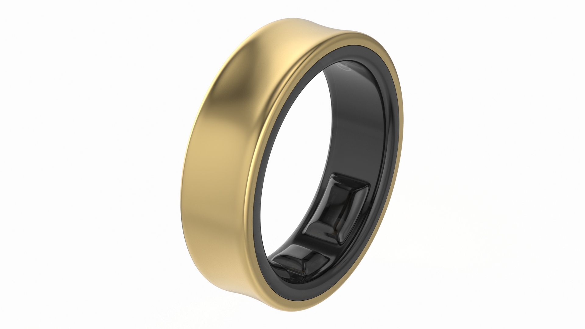 3D Samsung Galaxy Ring Titanium Gold model