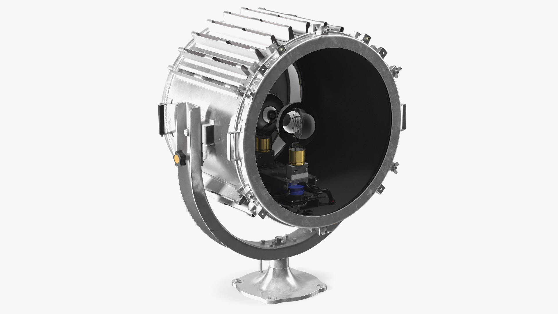 Salvaged Vintage Suez Canal Searchlight 3D model