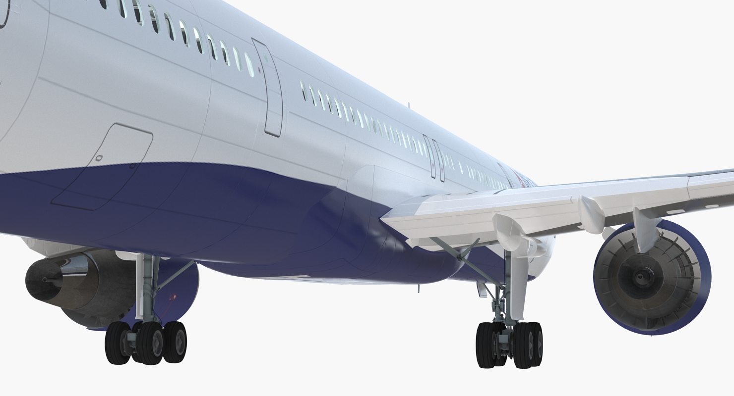 3D Boeing 757 300 with Interior and Cockpit Delta Air Lines